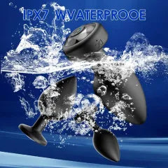 10-Speed Remote Control Rechargeable Vibrating Anal Plug Set