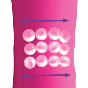 Twirl Teaser Rotating Beads Silicone Vibrator