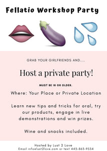 Fellatio Workshop Private Party - Lust 2 Love 