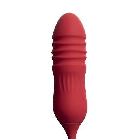 Thrusting Rose Tongue Vibrator